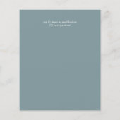 BUDGET Fall Leaves Wedding Flyer (Achterkant)