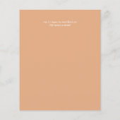 BUDGET Fall Leaves Wedding Flyer (Achterkant)