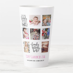 Budget Familie Fotocollage Cadeau Grootouder Oma O Latte Mok