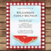 Budget Familie reunion Pset Watermelon Invite