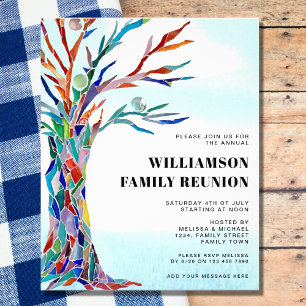 Budget Family Reunion - Boom-uitnodiging Flyer