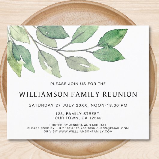 Budget Family Reunion Flyer