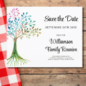 Budget Family Tree Gezinsreünie Save the date