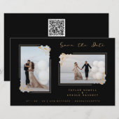 Budget Fancy Golden Minimalist Branches 2 Foto's (Voorkant / Achterkant)