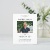 Budget Farewell Photo Funeral Memorial Service (Staand voorkant)