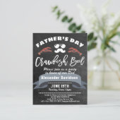 BUDGET Fête des pères Chalk Crawfish Invitation à  (Debout devant)