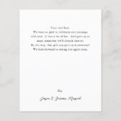 Budget Feuilles & Eucalyptus Gold Merci photo (Dos)