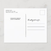 Budget Firefighter Merry kerstBriefkaart (Achterkant)