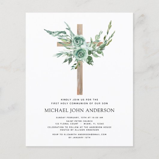 Budget First Heilige Commune Greenery Eucalyptus Flyer (Voorkant)