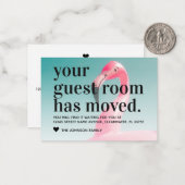 Budget Flamant rose Tropical Nouvelle carte de dép (Devant/Arrière en situation)