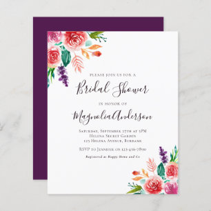 Budget Floral Bridal Shower
