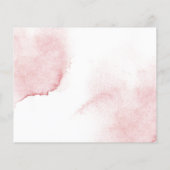 BUDGET Floral bruiloft uitnodiging. Flyer (Achterkant)