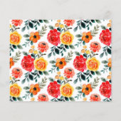 BUDGET Floral Modèle Mariage moderne (Dos)