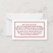 Budget.Floral.Red Poppy. Carte de note de modifica (Dos)