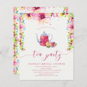 Budget Floral Vrijgezellenfeest Tea