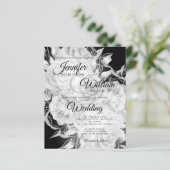 Budget Floral Wedding Black & White (Staand voorkant)