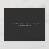 Budget Floral Wedding Foto Save the Date (Achterkant)