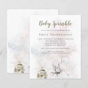 Budget Florals Gender Neutral Baby Sprinkle Shower