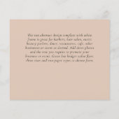 BUDGET Flyer FREE Design Sjabloon Abstract Tan (Achterkant)