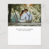 Budget Flyer Paper Photo Wedding (Achterkant)