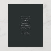 Budget Foliage groen Vrolijke Kerstmis Foto (Achterkant)