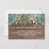 Budget Foliage Mini Nous avons Déménagé Carte Fair (Devant)