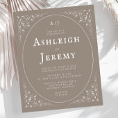 Budget Foliage Taupe Huwelijk