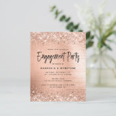 BUDGET Folie Glitter Engagement Party (Staand voorkant)
