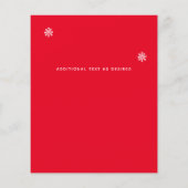 Budget Folk Art carte de Noël Décoratif (Dos)