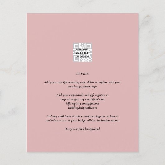 BUDGET Foto AFSTUDEREN nodigt aankondiging uit Dan Flyer (Achterkant)