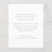 Budget foto Bekleding Dank u aanmaning (Achterkant)