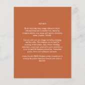 BUDGET FOTO Bespaar data UITNODIGINGEN - Gemengde Flyer (Achterkant)