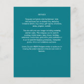 BUDGET FOTO Bespaar data UITNODIGINGEN - Gemengde  Flyer (Achterkant)