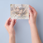 Budget Foto & Big Names Horizontal Photo Wedding Flyer (Hand)