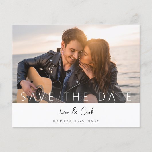 Budget Foto & Calligrafie 5 MOD Save the Date (Voorkant)