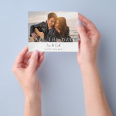 Budget Foto & Calligraphy 5 MOD Save the Date Flyer (Hand)
