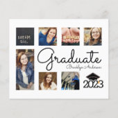 BUDGET Foto Collage Afstuderen aankondiging (Voorkant)