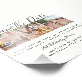 Budget FOTO Collage bespaart het Dates Weddenschap Afdruk (Hoek)