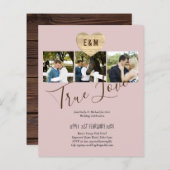 BUDGET Foto Collage Modern Wedding (Voorkant / Achterkant)