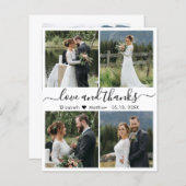 Budget Foto Collage Script Weddenschap Bedankt (Voorkant / Achterkant)