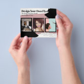 Budget Foto Collage Uitnodiging Bruiloft Flyer (Hand)