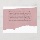 Budget Foto Collage Uitnodiging Bruiloft Flyer (Achterkant)