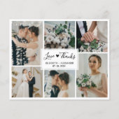 Budget Foto Collage Weddenschap Bedankt Flyer (Voorkant)