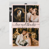 Budget foto Collage Weddenschap Hartelijk dank (Voorkant / Achterkant)