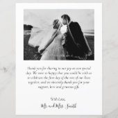 Budget foto Collage Weddenschap Hartelijk dank (Achterkant)