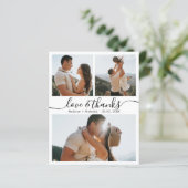 Budget Foto Collage Weddenschap Hartelijk dank (Staand voorkant)