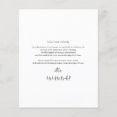 Budget Foto Collage Wedding Bedankt (Achterkant)