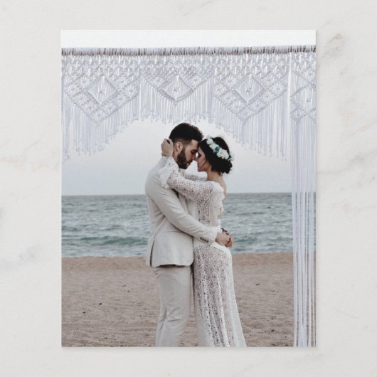 BUDGET Foto Dank je creditcard Pampas Grass Weddin (Achterkant)