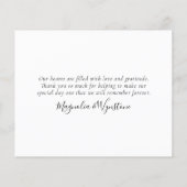 Budget Foto Eucalyptus Weddenschap Hartelijk dank (Achterkant)