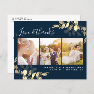 Budget Foto Eucalyptus Wedding Dank u Briefkaart